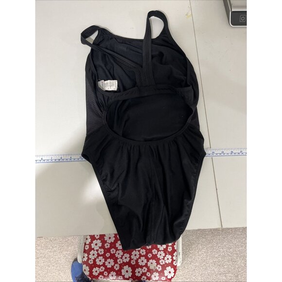 Speedo Black One-Piece Swimsuit Women's Size 14 - Picture 9 of 11